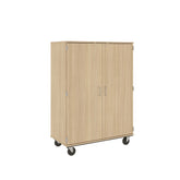 67" Tall Assembled Mobile Wardrobe Cabinet with File Drawer - 80609 F67 - Steven's I.D.SYSTEMS®